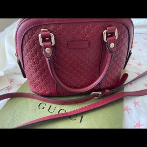 AUTHENTIC Gucci microguccissima mini dome bag